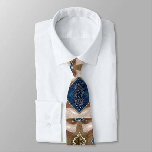 Blue Jeans and Dusty Trails (größere Version) Krawatte (Gebunden)