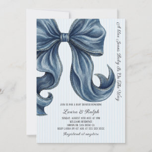 Blue Jeans Baby Baby-Party Einladung