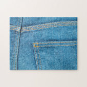 Blue Jeans Back Pocket Jigsaw Puzzle (Horizontal)