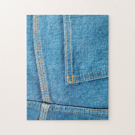 Blue Jeans Back Pocket Jigsaw Puzzle (Vertikal)