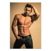 Blue Jeans Boy Hot Typ Poster (Vorne)