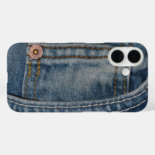 Blue Jeans Case-Mate iPhone Hülle (Rückseite (Horizontal))