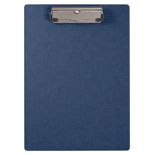Blue Jeans Clipboard Klemmbrett (Vorderseite)