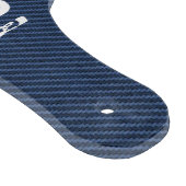 Blue Jeans Denim Custom Text Cutting Board Schneidebrett (Ecke)