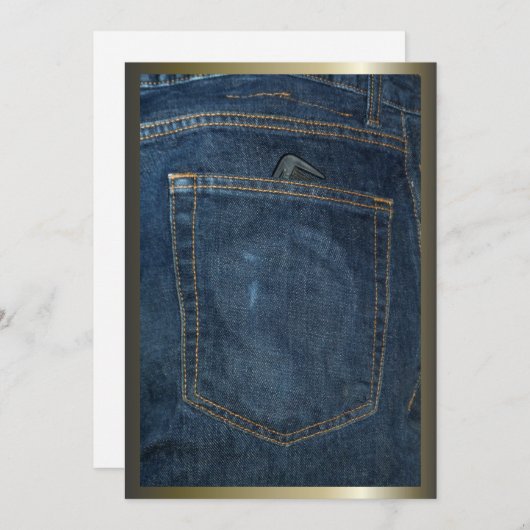Blue Jeans Denim Pocket (Vorne/Hinten)