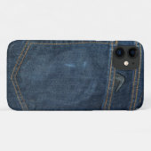 Blue Jeans Denim Pocket Case-Mate iPhone Hülle (Rückseite (Horizontal))