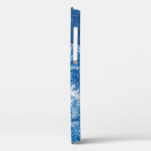 Blue Jeans Denim Textur Case-Mate iPhone Hülle (Rückseite / Links)