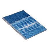 Blue Jeans Denim Textur Notizblock (Rechte Seite)