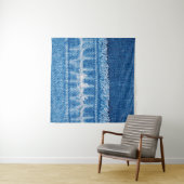 Blue Jeans Denim Textur Wandteppich (Beispiel (Horizontal))