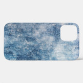 Blue Jeans Denim, texturierte Hintergründe. Case-Mate iPhone Hülle (Rückseite (Horizontal))
