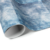 Blue Jeans Denim, texturierte Hintergründe. Geschenkpapier (Rolleneckpunkt)