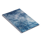 Blue Jeans Denim, texturierte Hintergründe. Notizblock (Rechte Seite)