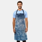 Blue Jeans Denim, texturierte Hintergründe. Schürze (Getragen)