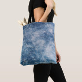 Blue Jeans Denim, texturierte Hintergründe. Tasche (Von Nahem)