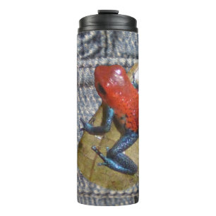 Blue Jeans Frog Tumbler Thermosbecher