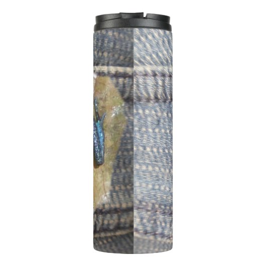 Blue Jeans Frog Tumbler Thermosbecher (Rückseite)