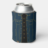 Blue Jeans Jacket Funny Can Cooler Text - Chef Dosenkühler (Kanne Rückseite)