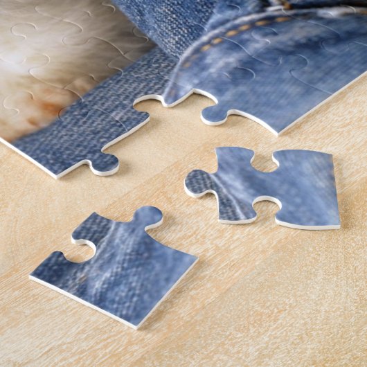 Blue Jeans Kitten Puzzle (Seite)
