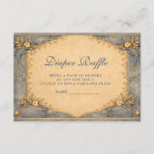 Blue Jeans Little Cowbo Diapper Raffle Begleitkarte (Vorderseite)