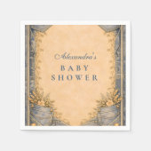 Blue Jeans Little Cowboy Baby Shower Serviette (Vorderseite)