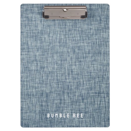 Blue Jeans Look Clipboard - Trendy and Functional Klemmbrett (Vorderseite)
