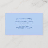 Blue Jeans Luxury Visitenkarte (Rückseite)