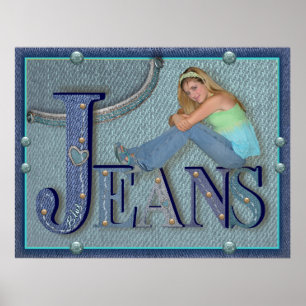 Blue Jeans - Plakat
