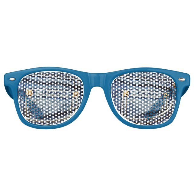 Blue Jeans Pocket Partybrille (Vorderseite)