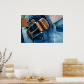 Blue Jeans Poster (Küche)