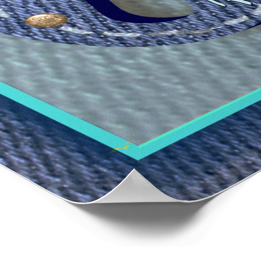 Blue Jeans - Poster (Ecke)