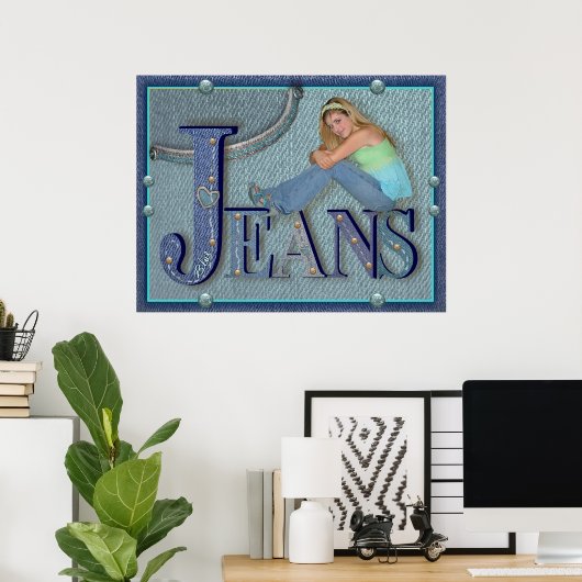 Blue Jeans - Poster (Heimbüro)