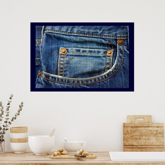 Blue Jeans Poster (Küche)