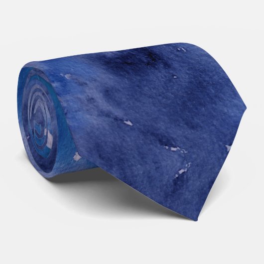 Blue Jeans Retro Gefärbte Krawatte (Gerollt)