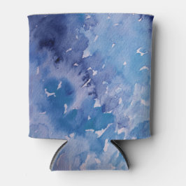 Blue Jeans Retro Gefärbte Krawatte Dosenkühler