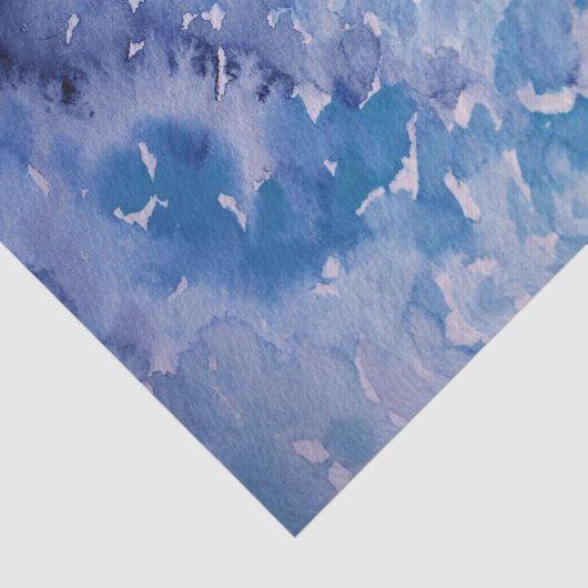 Blue Jeans Retro Gefärbte Krawatte Seidenpapier (Ausschnitt)