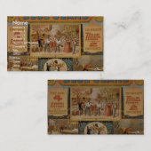 Blue Jeans Retro Theater Visitenkarte (Vorne/Hinten)