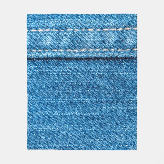 Blue Jeans Textur Hintergrund. Fleecedecke (Vorderseite)