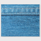 Blue Jeans Textur Hintergrund. Geschenkpapier (Flach)