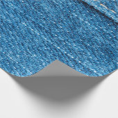 Blue Jeans Textur Hintergrund. Geschenkpapier (Ecke)