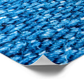 Blue Jeans Textur Hintergrund. Poster (Ecke)