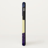 Blue Jeans Texture (lila) Case-Mate iPhone Hülle (Hinten/Links)