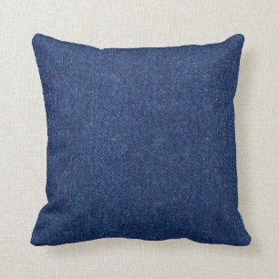 Blue Jeans Texture Pillow  Kissen