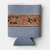 Blue Jeans und Belt Western Dosenkühler (Vorderseite)