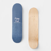 Blue Jeans und dein Text Skateboard (Vorderseite)