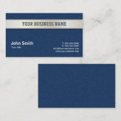 Blue Jeans und silberne Gurt-Visitenkarte Visitenkarte (Vorne/Hinten)