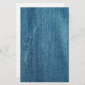 Blue Jeanshintergrund Briefpapier (Vorne/Hinten)