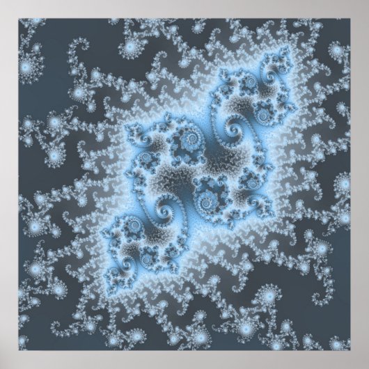 Blue Jellyfish Poster (Vorne)