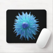 Blue Jennie auf Black Mouse Pad Mousepad (Mit Mouse)