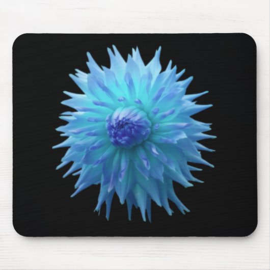 Blue Jennie auf Black Mouse Pad Mousepad (Vorne)