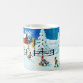 Blue Jenny Nyström Gnome Vintage schwedische Weihn Kaffeetasse (Mittel)